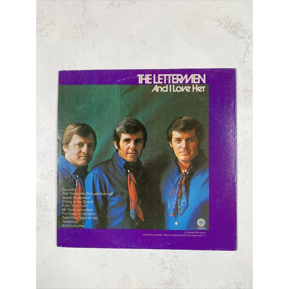 The Lettermen / And I Love Her - Vinyl‎ LP Album Record - Capitol VG+